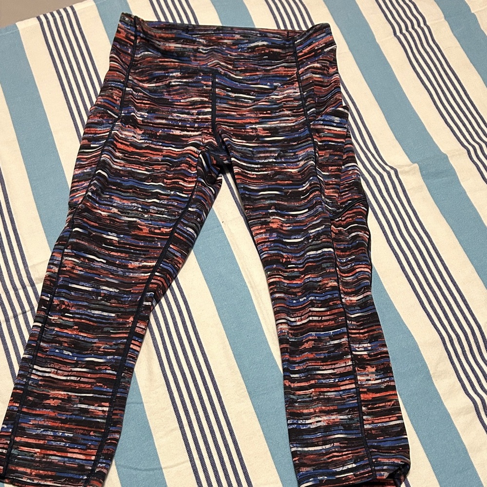 Lululemon Athletica Multicolor Wave Leggings